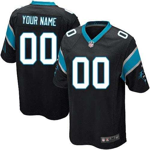 Youth Nike Carolina Panthers Customized Black Team Color Stitched NFL Game Jersey,We sell and wholesale Youth Nike Carolina Panthers Customized Black Team Color Stitched NFL Game Jersey on line form chian!